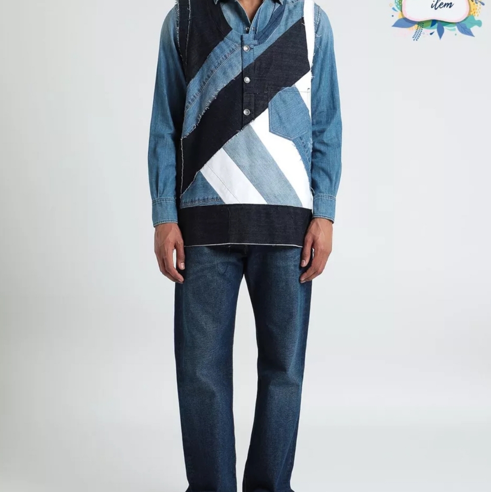 Dolce&Gabbana denim patchwork top